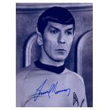 Star Trek Leonard Nimoy facsimile signed photo