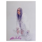Billie Eilish facsimile signed photo