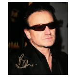 U2 facsimile signed photo