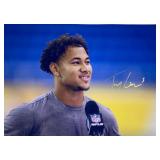 NFL Star Trey Lance facsimile signed photo.