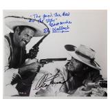 Clint Eastwood and Eli Wallach facsimile signed...