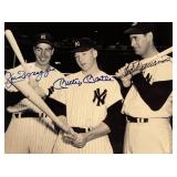 Joe Dimaggio, Ted Williams,and Mickey mantle...