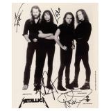 Metallica facsimile signed promo photo