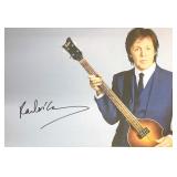 Paul McCartney facsimile signed photo