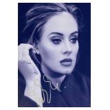Grammy winner Adele facsimile signed photo