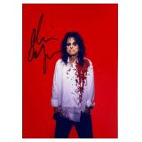 Rocker Alice Cooper facsimile signed photo