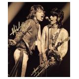 Keith Richards and Mick Jagger facsimile signed...