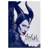 Maleficent cast facsimile signed movie photo