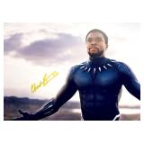Black Panther Chadwick Boseman facsimile signed...