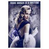 Inglourious Basterds Diane Kruger facsimile...