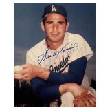 LA Dodgers Sandy Koufax facsimile signed photo