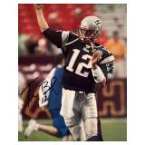 New England Patriots Tom Brady facsimile signed...