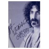 Frank Zappa facsimile signed photo