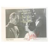 Star Wars 1977 Dave Prowse and Carrie Fisher...