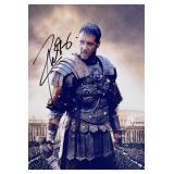 Gladiator Russell Crowe facsimile signed  movie...