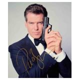 Pierce Brosnan facsimile signed photo