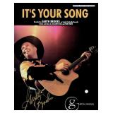 Garth Brooks signed sheet music