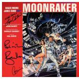 James Bond Moonraker signed soundtrack album