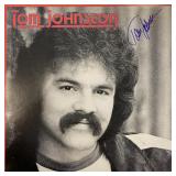 Tom Johnston signed album cover