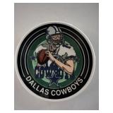 Dallas Cowboys vintage porcelain plate
