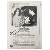 Newspaper Astrologer Jeanne Dixon signed cover