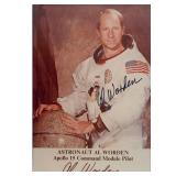 NASA Astronaut Al Worden signed photo