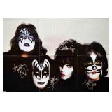 Kiss signed insert poster