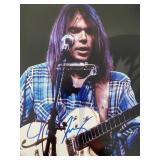 Neil Young signed photo