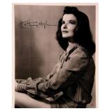 Katharine Hepburn signed portrait photo