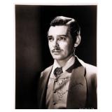 Gone With The Wind Clark Gable signed portrait...