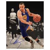 Golden State Warriors Steph Curry signed photo