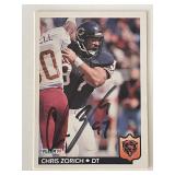 Chicago Bears Chris Zorich 1992 Fleer #52...