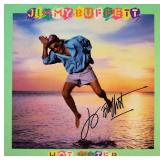 Jimmy Buffett signed Hot Water album