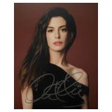 Anne Hathaway signed photo