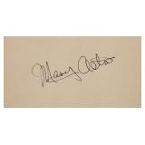 The Maltese Falcon Mary Astor signature slip
