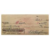 Football Coach Clark Shaughnessy double signed...