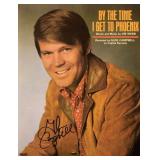 Glen Campbell signed sheet music