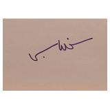 Top Gun Iceman Val Kilmer signature slip