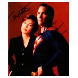 Terri Hatcher and Dean Cain signed promo photo