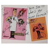The Powerpuff Girls signed photo