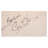 Frankenstein Colin Clive signature slip