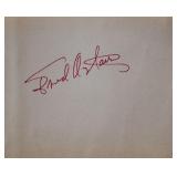 Fred Astaire signature slip