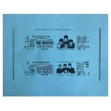 Beatles reproduction concert ticket album prop
