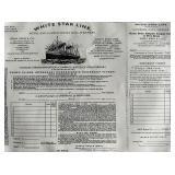 Titanic Rose DeWitt Bukater replica letter and...