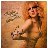 Bette Midler signed Thighs And Whispers album