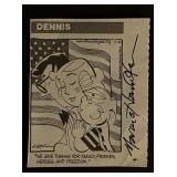 Dennis the Menace Comic Marcus Hamilton Signed...