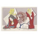 Renzine William Tucci signed lithograph