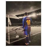 Lionel Messi signed photo