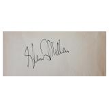 Big Band Conductor Glenn Miller signature slip
