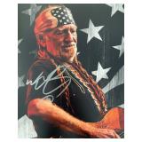 Willie Nelson signed photo